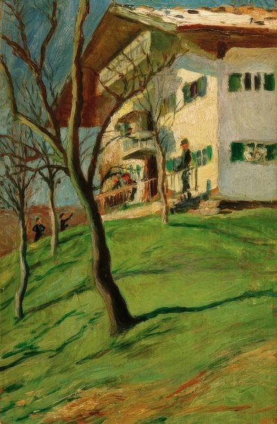 Our Little House in Tegernsee by August Macke