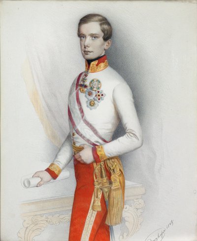Portrait of Emperor Franz Joseph I of Austria by August Prinzhofer