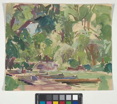 Prater - Heustadlwasser by August Rieger