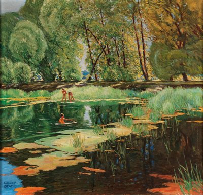 Bathing Scene by August Rieger
