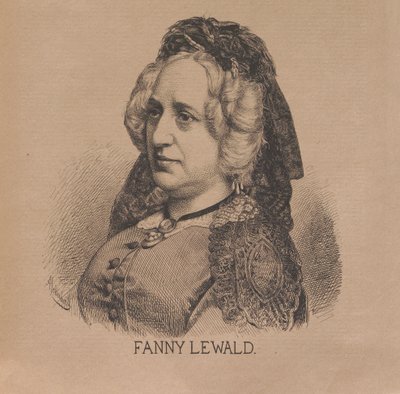 Writer Fanny Lewald by August Schubert