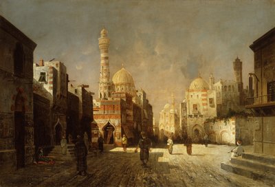 Scene from an Arab Street by August Siegen