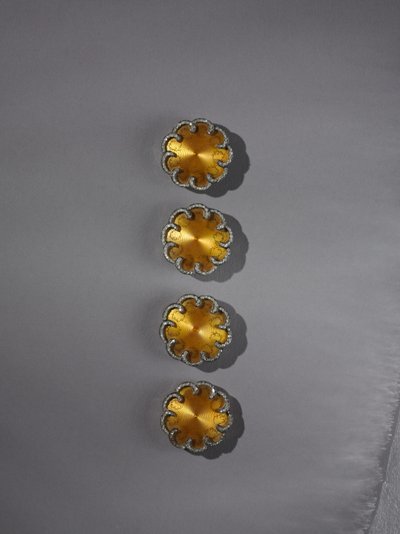 Button, firm of Peter Carl Fabergé by August Wilhelm Holmström