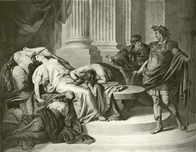 Augustus Caesar and Cleopatra by August von Heckel