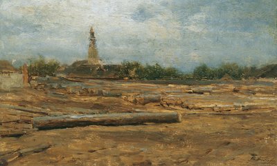 Wood Yard near Szolnok by August von Pettenkofen