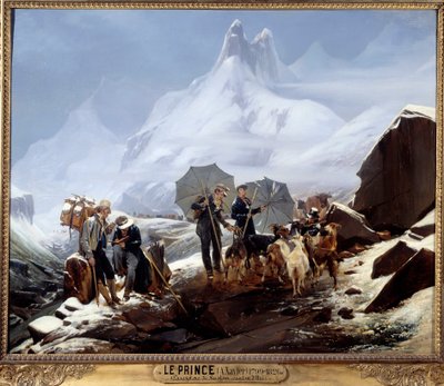 Landscape of Susten (Swiss Alps) by Auguste Xavier Leprince