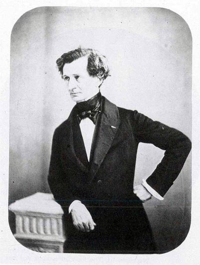 Portrait of Hector Berlioz by Auguste Adolphe Bertsch