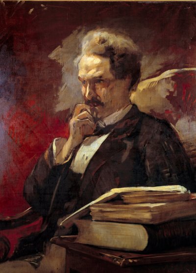 Portrait of Henri de Rochefort by Auguste Baud Bovy