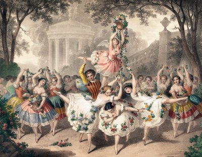 A Ballet at the Opera by Auguste Belin