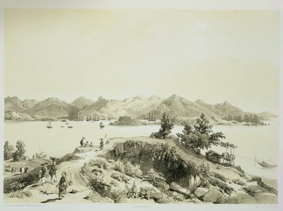 The Bay and Island of Hong Kong, Plate 4 from 