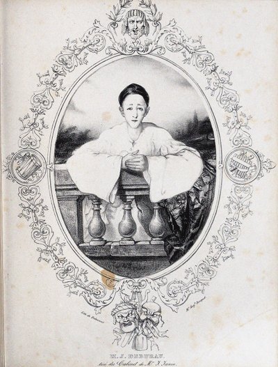 Jean-Gaspard Deburau as Pierrot by Auguste Bouquet
