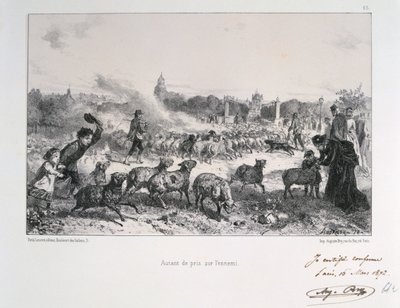 Autant de pris de lennemi, Franco-Prussian War by Auguste Bry