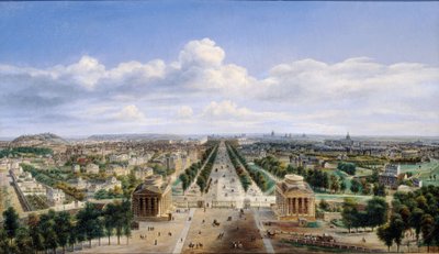 View of Paris, Taken from the Arc de Triomphe de l
