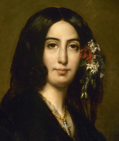 Portrait of George Sand, c. 1837 by Auguste Charpentier