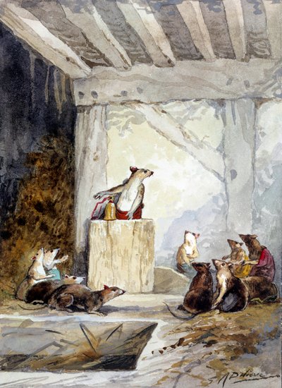 Illustration of the fable 