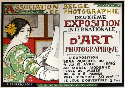 Photographic art exhibition at the Musee Moderne, Brussels by Auguste Donnay
