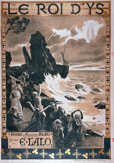 Poster for the opera Le Roi d