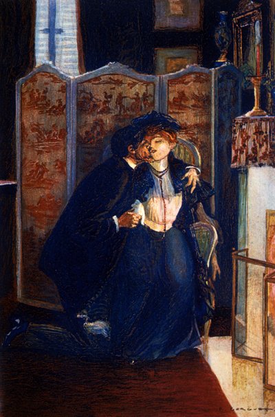 The red lily of Anatole France (1844 - 1924) by Auguste Francois Gorguet