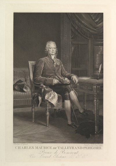 Portrait of Charles Maurice de Talleyrand-Périgord by Auguste Gaspard Louis Desnoyers