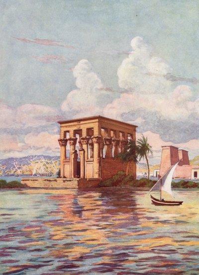 In the Island of Philae, Egypt by Auguste Gerardin