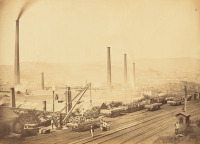 Branch and Factories of MM. Pétin and Gaudet in Saint-Chamond by Auguste Hippolyte Collard