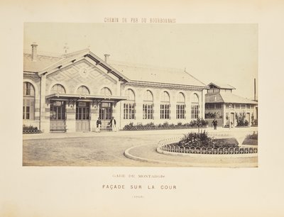 Montargis Station, Facade on the Courtyard by Auguste Hippolyte Collard