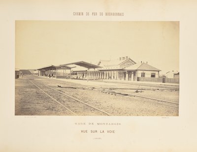 Montargis Station, View on the Track by Auguste Hippolyte Collard