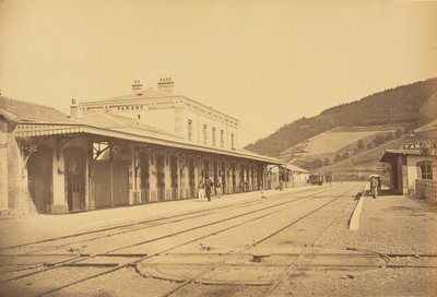 Tarare Station, View Taken on the Track by Auguste Hippolyte Collard