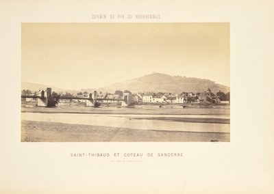 Saint-Thibaud and Sancerre Hill, View Taken from the Railway by Auguste Hippolyte Collard