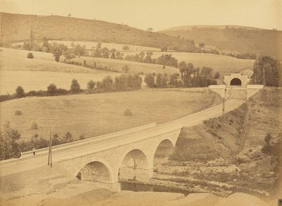 Viaduct on the Rhims, Near Hospital by Auguste Hippolyte Collard