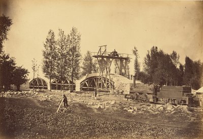 Viaduct over the Bonson (Loire Valley) by Auguste Hippolyte Collard
