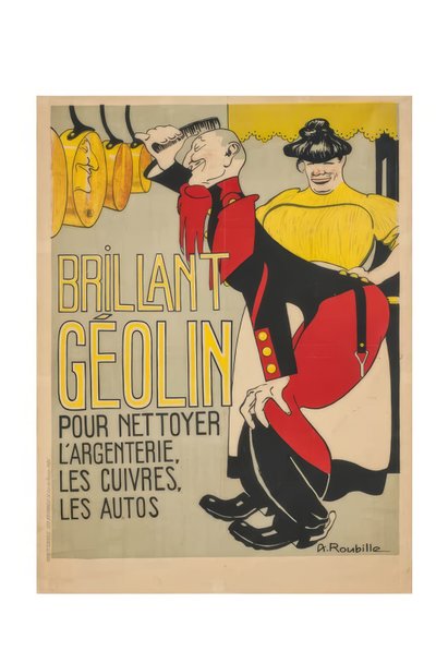 Brilliant Geolin. For cleaning silverware, copper, cars by Auguste Jean Baptiste Roubille