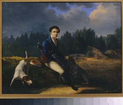 Portrait of Nikita Vsevolzhsky, Founder of the Green Lamp Society by Auguste Joseph Desarnod