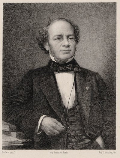 Portrait of the composer Jacques Fromental Halévy 1799-1862 by Auguste Lemoine