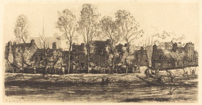 Banks of the Somme at Amiens by Auguste Lepere