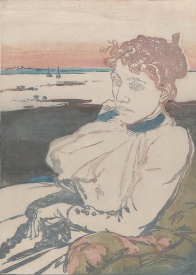 Convalescent, Mme Lepère by Auguste Lepere