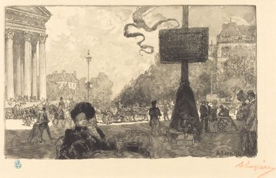 Corner of the Rue Royale by Auguste Lepere