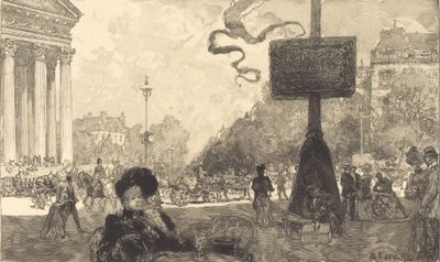 Corner of the Rue Royale by Auguste Lepere