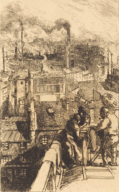 Gobelins Quarter by Auguste Lepere