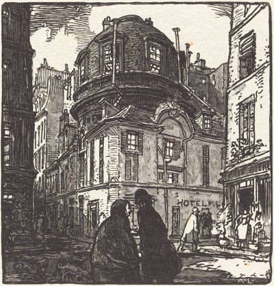 The Old Academy of Medicine by Auguste Lepere