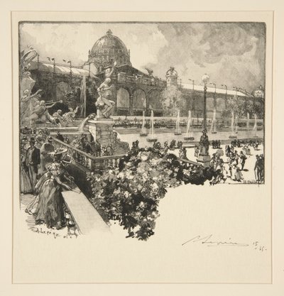 The Palace of Liberal Arts, Exterior by Auguste Lepere