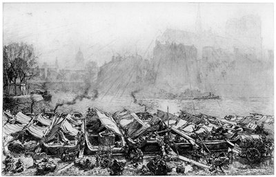 Marche aux Pommes by Auguste Louis Lepère