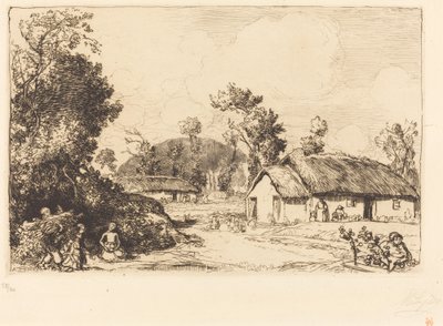 Pastime of Rest, Vendee by Auguste Lepere