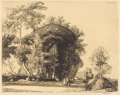 Path from St.-Gilles, St.-Jean-de-Monts by Auguste Lepere