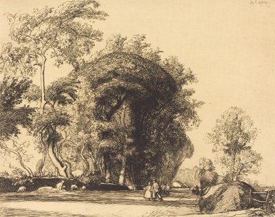 Path from St.-Gilles, St.-Jean-de-Monts by Auguste Lepere