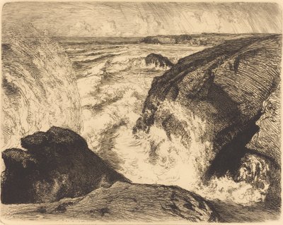 Spring Tide, Rocks of Zion by Auguste Lepere