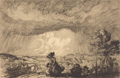 Storm on the Dune, Vendee by Auguste Lepere
