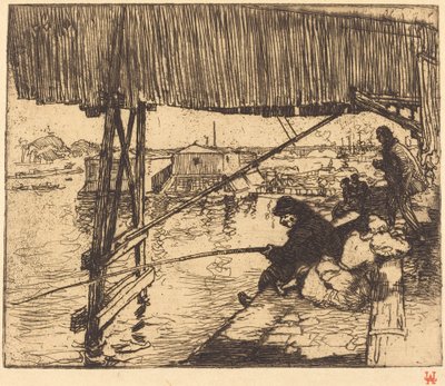 Under the Bridge of Bercy by Auguste Lepere