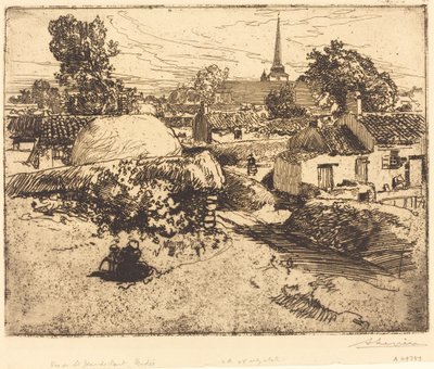 View of St.-Jean-de-Mont, Vendee by Auguste Lepere