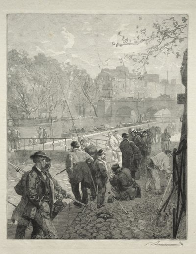 The Lock of the Mint by Auguste Louis Lepère